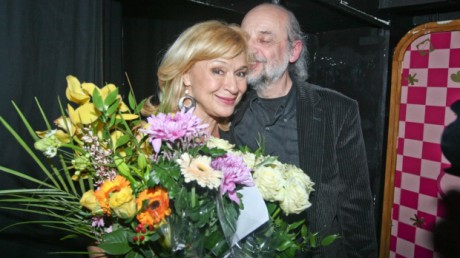 S manželem Milanem Svobodou po premiéře Sbohem, zůstávám! FOTO JIŘÍ JANOUŠEK