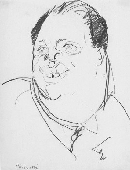 Karikaturu Birinského, otištěnou v záhlaví tohoto medailonu, nakreslil Benedikt Fred Dolbin, její datace není známa. Byla převzata z katalogu 85. aukce berlínské Galerie Gerdy Bassenge (duben 2005).