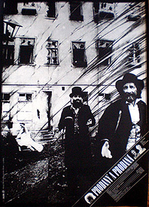 Milan Uhde: Prodaný a Prodaná, r. P. Scherhaufer, výprava J. Zavarský, prem. 28. 1. 1987). Repro archiv DHnP