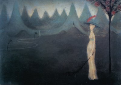 Jan Zrzavý: Údolí smutku (1908). Repro archiv