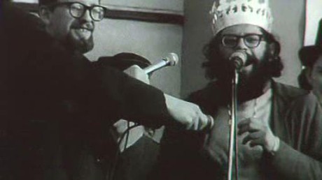 Allen Ginsberg, král pražského Majáles - 1. 5. 1965. FOTO archiv