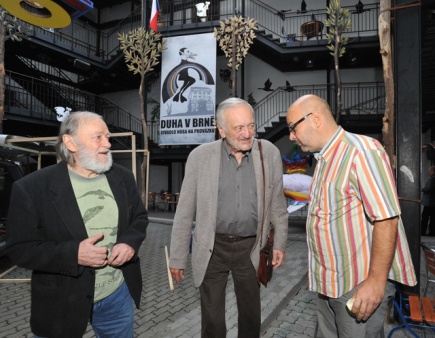 Jiří Pecha, Milan Lasica a Vladimír Morávek. FOTO archiv