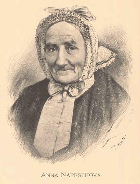 Jan Vilímek: Anna Náprstková (24. 4. 1788 – 19. 10. 1873) Repro archiv