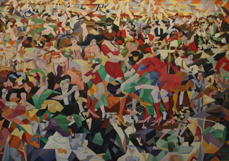 Gino Severini:  The Dance of the Pan-Pan at the "Monico". Repro archiv