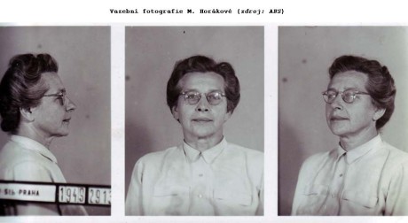 Vazební fotografie Milady Horákové. FOTO archiv  Ústavu pro studium totalitních režimů