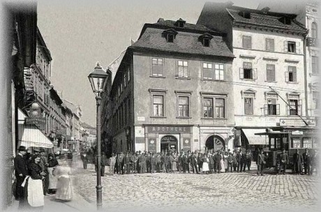 Brno, Česká ulice, 1906. FOTO archiv
