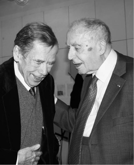 Karel Kraus s Václavem Havlem