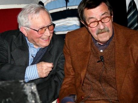 S Německým spisovatelem Güntherem Grassem v roce 2006. FOTO MICHAL KOBYLIŃSKI