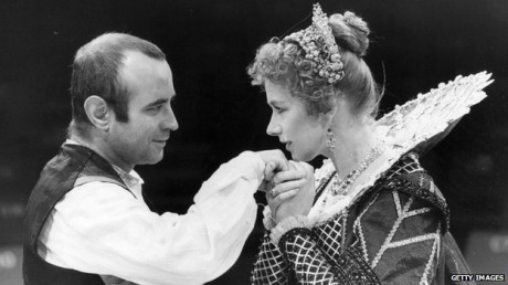 V době svých divadelních začátků jako Bosola s Helen Mirren ve Vévodkyni z Amalfi (1981). FOTO archiv