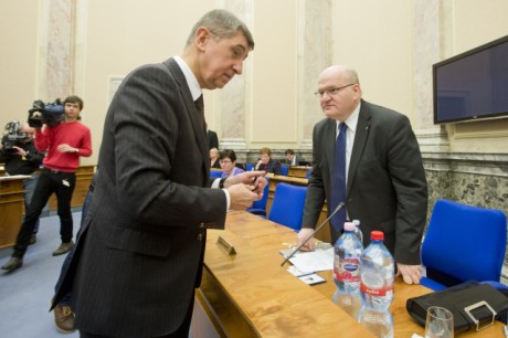 Ministr financní Andrej Babiš a ministr kultury Daniel Herman. FOTO archiv