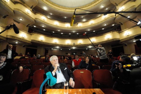 Sergej Ljubimov režírující (2008). FOTO archiv