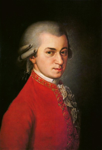 Wolfgang Amadeus Mozart, obraz od Barbary Krafft z roku 1819. Repro archiv