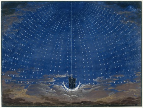 Královna noci . REPRO KARL FRIEDRICH SCHINKEL, 1815