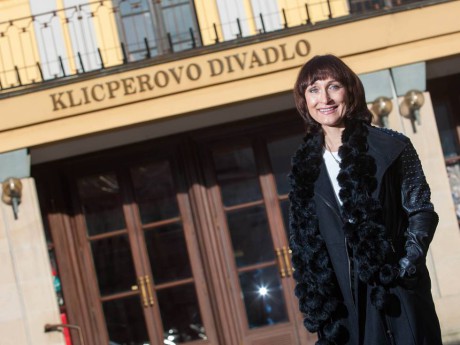 Eva Mikulková, nová ředitelka Klicperova divadla v Hradci Králové. FOTO MICHAL FANTA