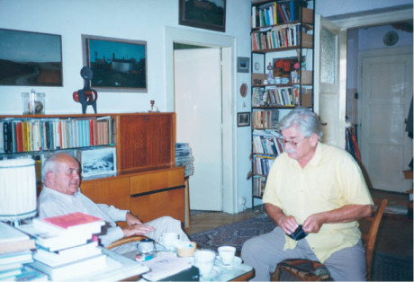 Na návštěvě u Ludvíka Vaculíka, září 1999 FOTO archiv AJL