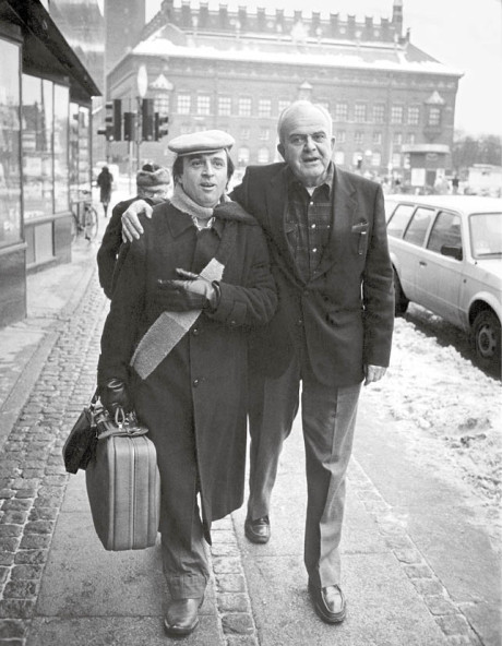 S Jiřím Grušou v Kodani, leden 1987 FOTO Lars Hansen