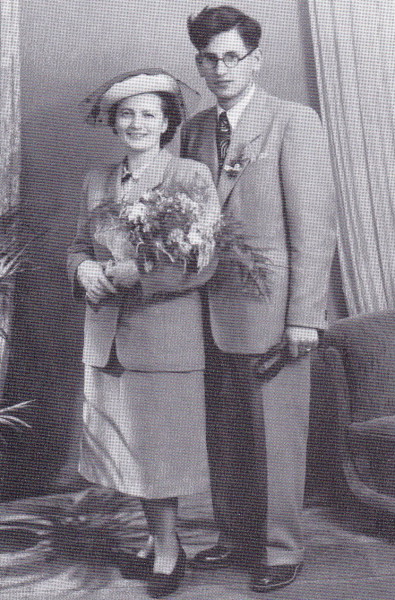 1949, svatba s Marií Komárkovou. FOTO archiv Vaculik.cz