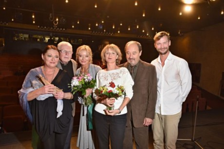 Ocenění Valerie Zawadská, Dalimil Klapka, Vilma Cibulková, Taťjana Medvecká, Viktor Preiss a Marek Holý. FOTO TOMÁŠ VODŇANSKÝ