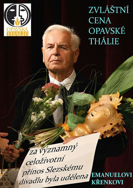 Se Zvláštní cenou Opavské Thálie 2012 za významný celoživotní přínos Slezskému divadlu. FOTO archiv SDO