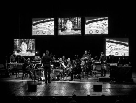 Videoinstalace opery v Mahenově divadle –  Steve Reich / Beryl Korot:  The Cave  FOTO JANÁČKOVA OPERA NdB:  JAKUB JÍRA