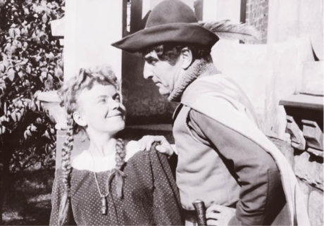 Milada Matuchová (Loupežnice v pohádce s Raoulem Schránilem (Vůdce loupežníků) FOTO ARCHIV AUTORKY