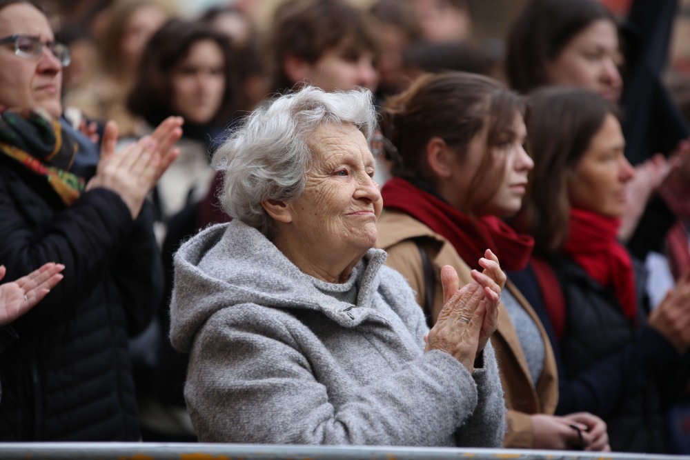 Demonstrace Stoj&iacute;me za kulturou! 