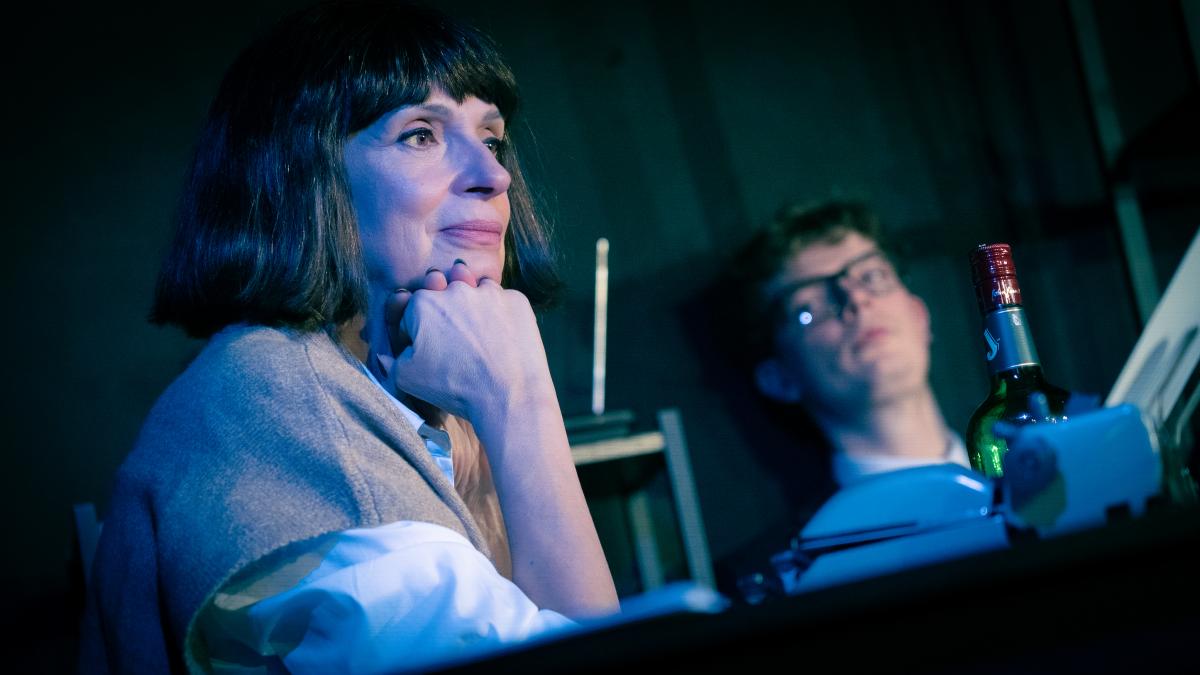 Ivana Chýlková a Petr Uhlík v inscenaci Švýcarsko