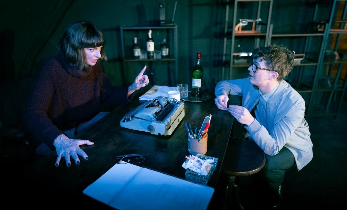 Ivana Chýlková a Petr Uhlík v inscenaci Švýcarsko