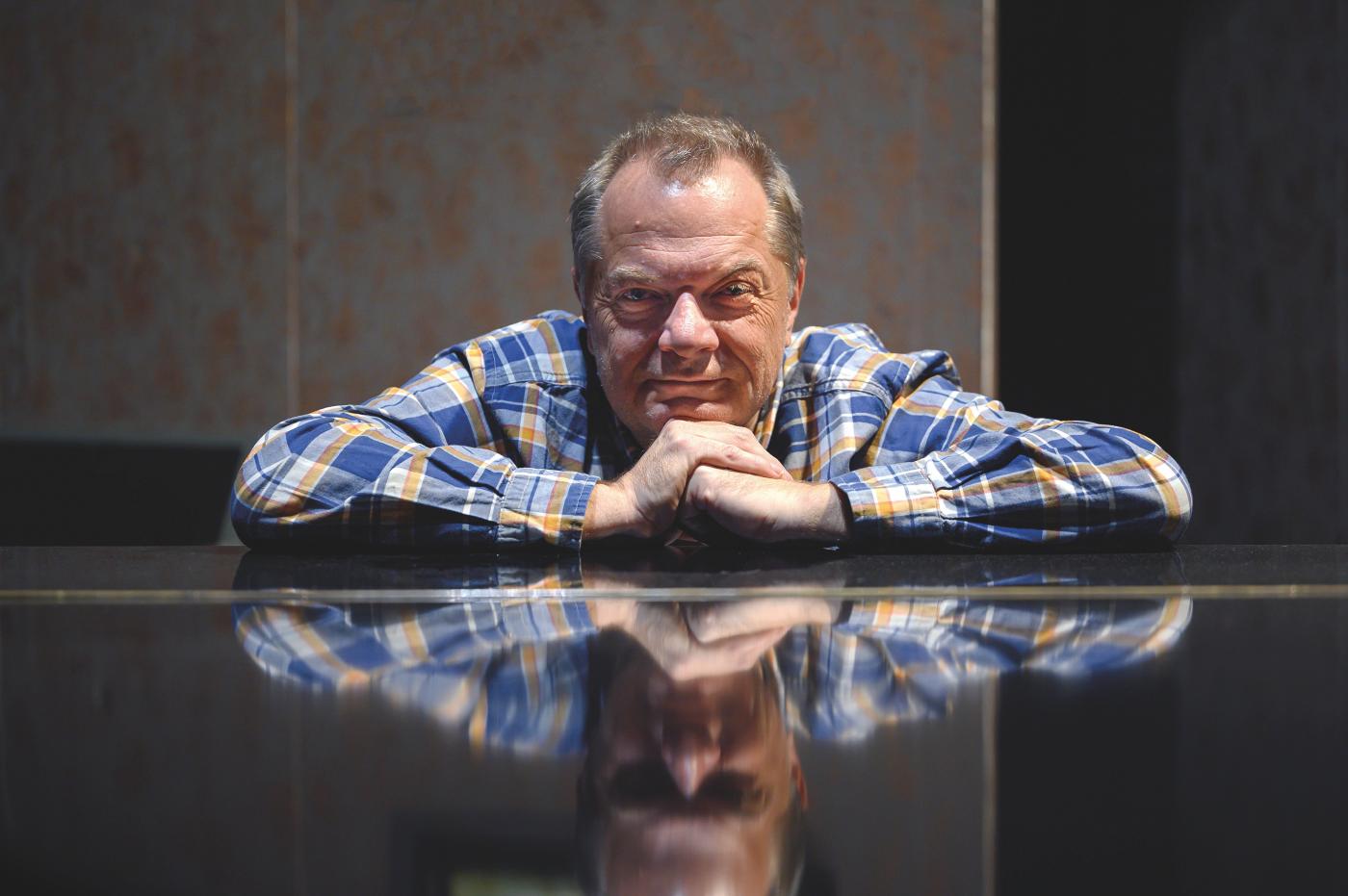 Peter Quilter při své poslední návštěvě Prahy v únoru 2025