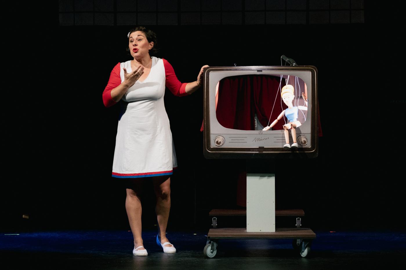 Kristina Franková v inscenaci Čáslavská - Tokio - 1964