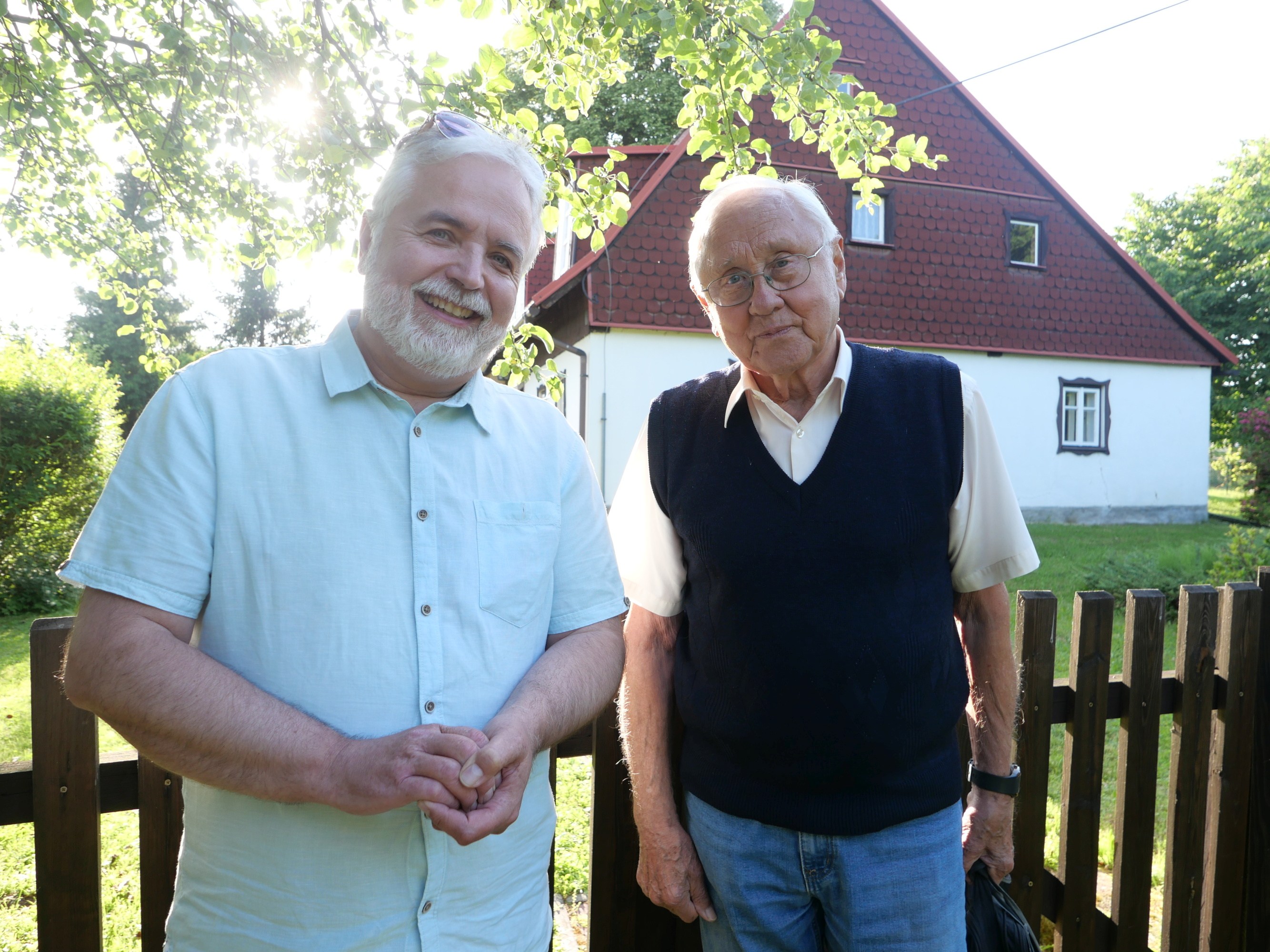 Jaroslav Satoranský a režisér Ondřej Kepka