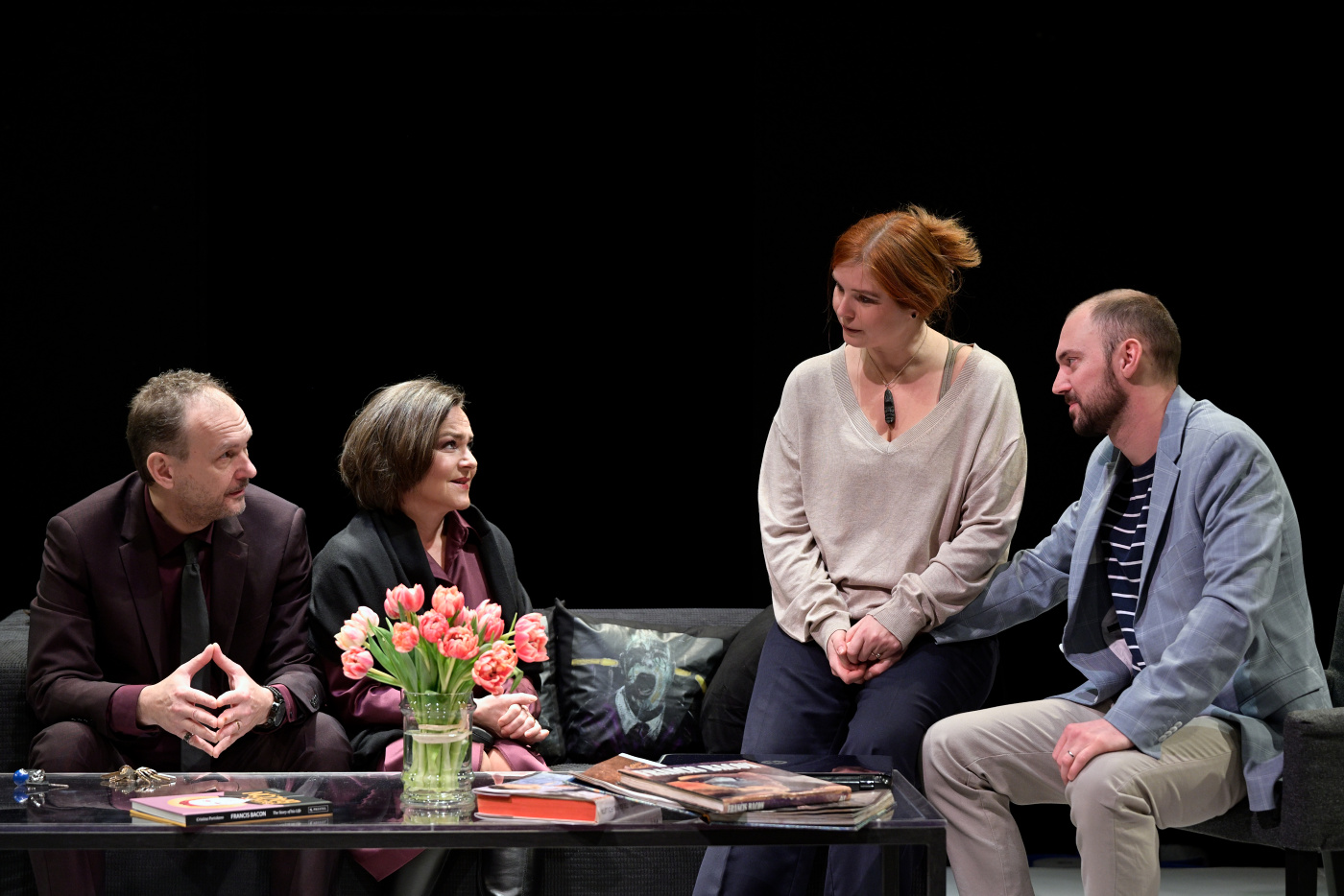 Zleva: Marek Cisovský, Renata Klemensová, Tereza Cisovská, Vojtěch Lipina