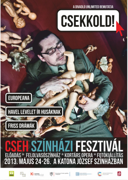 Festival Csekkold! vznikl za podpory Státního fondu Ministerstva kultury ČR, Institutu umění – Divadelního ústavu Praha, Nadace život umělce a Českého centra v Budapešti.