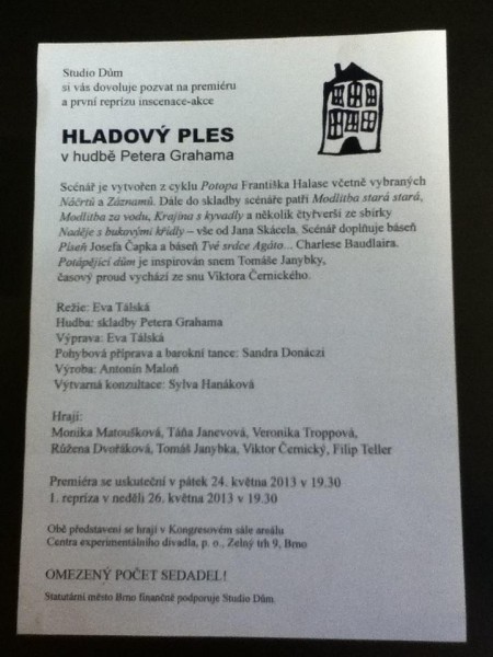 Hladovy ples-program