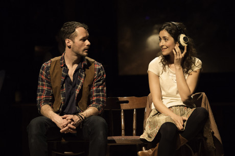 Declan Bennett (Guy) and Zrinka Cvitesic (Girl) in Once. Photo Credit Ma