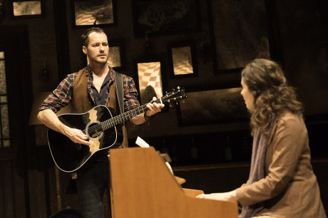 Declan Bennett (Guy) and Zrinka Cvitesic (Girl) in Once. Photo Credit