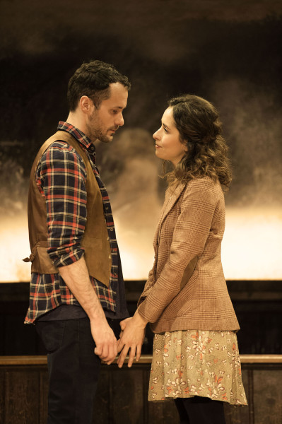 Declan Bennett (Guy) and Zrinka Cvitesic (Girl) in Once. Photo Credit