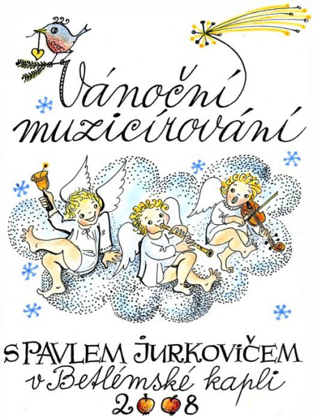 Zpěvník Vánoční muzicírování byl vydán v roce 2008 při příležitosti vánoční výstavy Betlémy v Betlémské kapli – vánoční muzicírování. Jedná se o zpěvník 58 tradičních koled i s notovým zápisem. Výběr koled i notový zápis připravil Pavel Jurkovič. Repro archiv