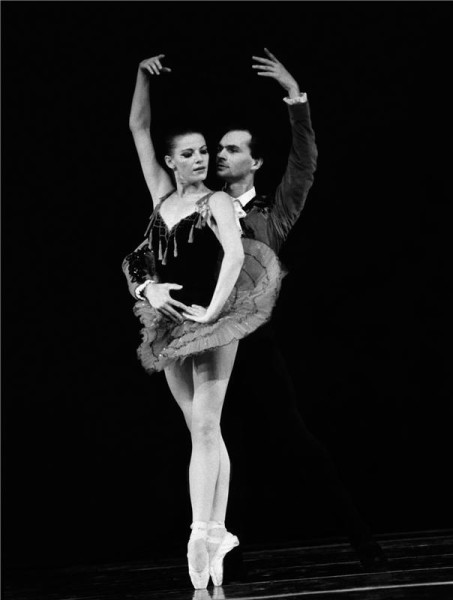 S Taťánou Juřicovou v Balet Gala classique na jevišti Národního divadla. FOTO archiv ND