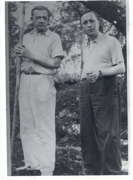 Karel Čapek s Ferdinandem Peroutkou. FOTO archiv