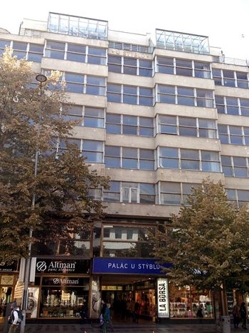 Paláci U Stýblů (bývalá diskotéka Alfa) na Václavském náměstí. FOTO archiv