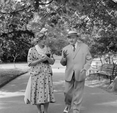 S Janou Štěpánkovou v televizní inscenaci Manželství Mamerta Kalivody (r. Václav Hudeček, 1986). FOTO archiv ČT