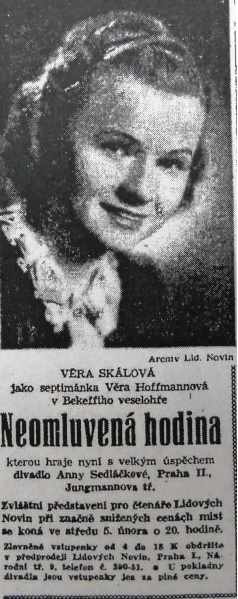 V dobovém tisku. Repro archiv autora