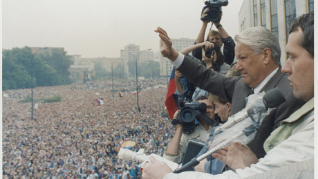 SSSR, pokus o převrat, 1991. FOTO archiv